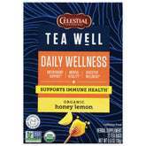 Celestial Seasonings TeaWell Honey Lemon tea bags in box for daily wellness ritual