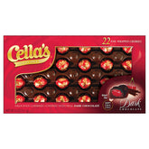 Cellas dark chocolate covered cherries with glossy shells, perfect for gifting or snacking.