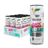 CELSIUS Oasis Vibe prickly pear lime can offers sugar-free energy for workouts.