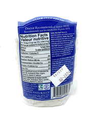Close-up of Celtic Sea Salt light grey coarse grains for rich natural flavor.