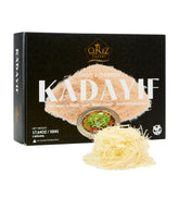 Çerez Pazarı Kataifi dough packaging shows premium shredded filo for authentic kunafa and baklava.
