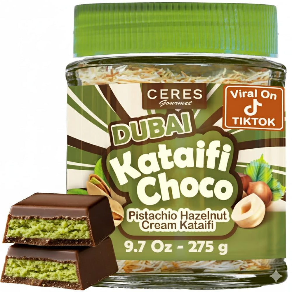 Ceres Gourmet Dubai spreadable chocolate pistachio on toast enhances breakfast
