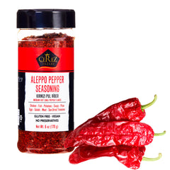Cerez Pazari Aleppo Pepper bottle with moderate heat for versatile cooking