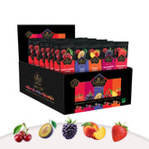 Cerez Pazari fruit leather variety pack display with colorful bars for all ages