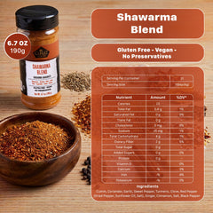 Çerez Pazarı Shawarma Spice Blend spoon ready to measure seasoning for cooking