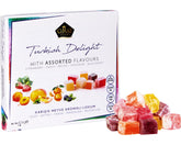Cerez Pazari Turkish Delight strawberry close-up, juicy soft texture for a refined sweet snack.