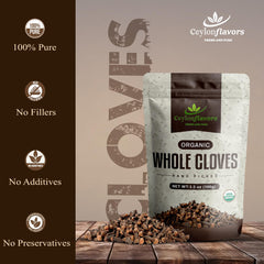 Ceylon Flavors Chai and spice blends with whole cloves for depth.