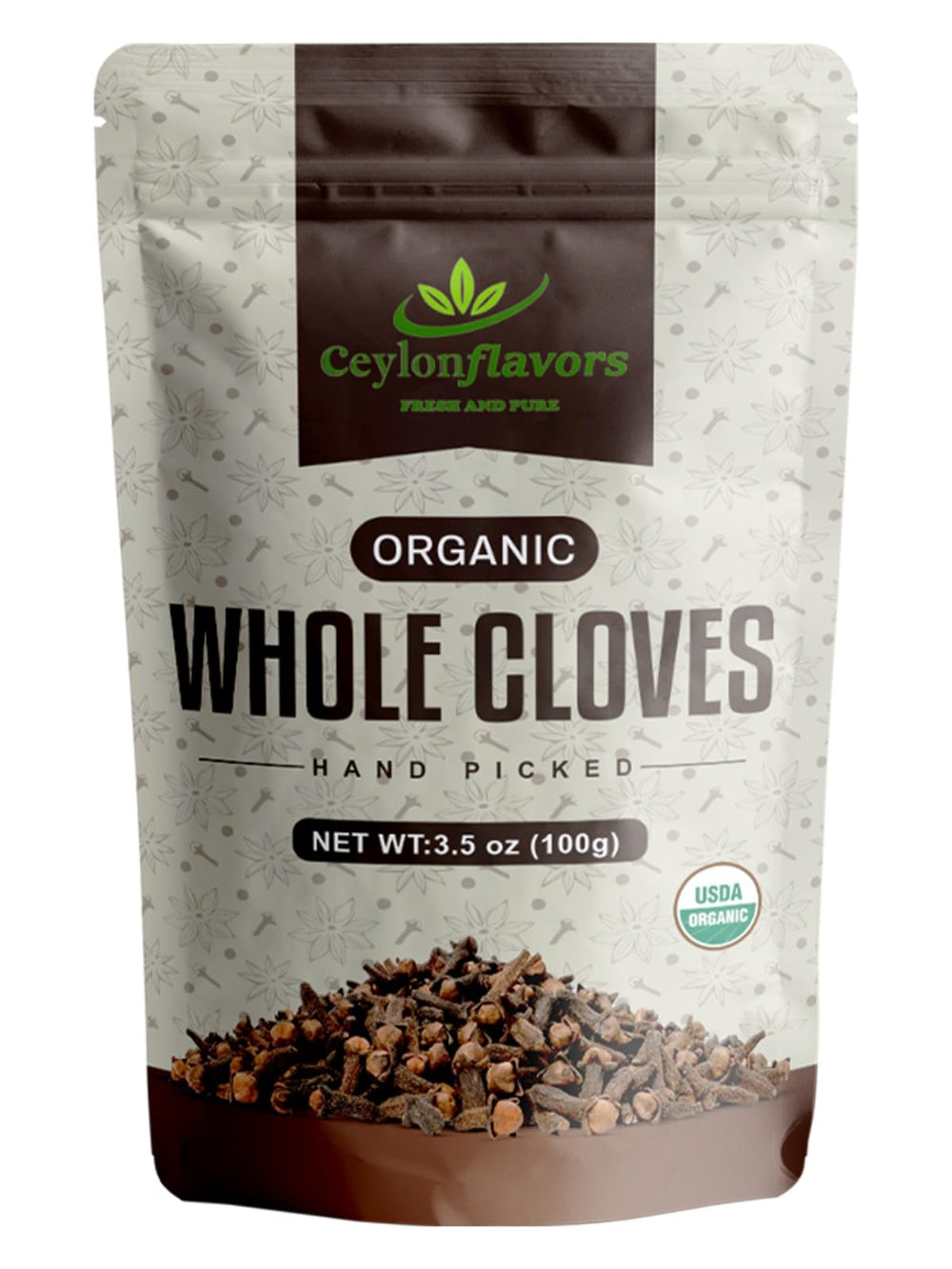 Ceylon Flavors Fresh and Pure whole cloves handpicked for rich aroma.