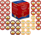 Cha4TEA 36-count sampler box-front view for easy at-home brews.