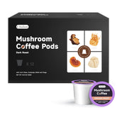 Chaism mushroom coffee pods packaging showing brand for daily use
