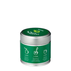 Chamberlain Coffee ceremonial matcha powder texture close-up, silky grind for smooth mixing