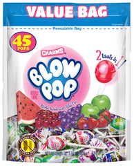 Charms Blow Pop packaged lollipops ready for sharing and gifting