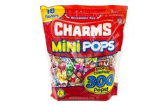 Charms Mini Pops resealable bag front, 300 lollipops, great for party prep