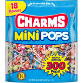 Charms Mini Pops Watermelon flavor, ideal for party favors and pinatas