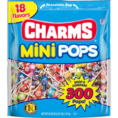 Charms Mini Pops Watermelon flavor, ideal for party favors and pinatas