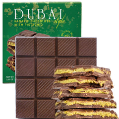 CHAYLAK Dubai Pistachio Kunafa Bar with pistachio center, silky cream and luxury appeal.