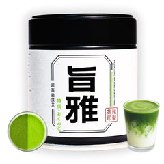 Chazoku Okumidori tin-front packaging showcasing premium ceremonial matcha freshness.