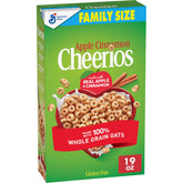Cheerios Apple Cinnamon bowl with milk showing wholesome oats for a satisfying breakfast.