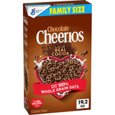 Cheerios Chocolate bowl with milk showing gluten-free breakfast option