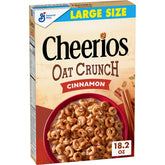 Cheerios Oat Crunch Cinnamon bowl with crunchy oats for a satisfying breakfast