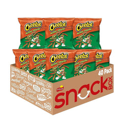 Cheetos cheddar jalapeño 40-pack bags ready for sharing and on-the-go snacking