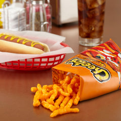 Cheetos Crunchy Cheese snacks in a sharing bowl for quick snacking.