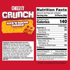 Cheez-It Crunch Sharp White Cheddar bite adds a savory lunchbox perk.