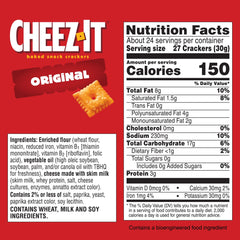 Cheez-It Original cracker close-up highlights bold real cheese flavor.