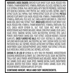 Cheez-It crackers closeup highlights real cheese flavor and crunchy texture.
