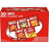 Cheez-It variety pack box: convenient 30 packs for on-the-go snacking