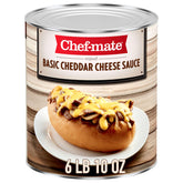 Chef-mate Basic Cheddar Cheese Sauce bulk can ideal for catering and stocking