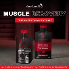 Cheribundi grab-and-go pouch ready for on-the-go hydration.