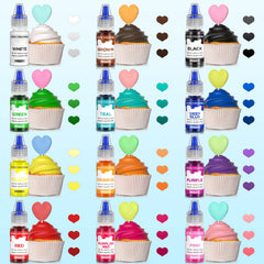 Cherrysea drops palette highlighting precise drops for color mixing