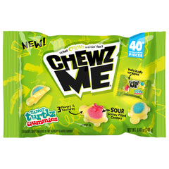 CHEWZ ME Tangy Turtlz Gummies box front shows colorful triple-flavor candy.