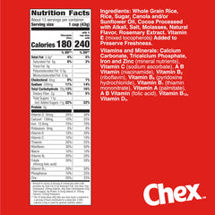 Chex Chocolate Cereal bowl with milk highlights crunchy chocolate squares