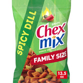 Chex Mix Spicy Dill snack bag ready for movie nights and road trips