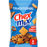 Chex Mix Traditional Original Recipe crunchy bites ideal for sharing at gatherings.