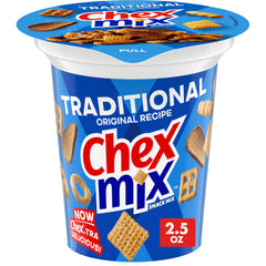 Chex Mix Traditional Original Snack Cup 2.5oz, classic on-the-go snack