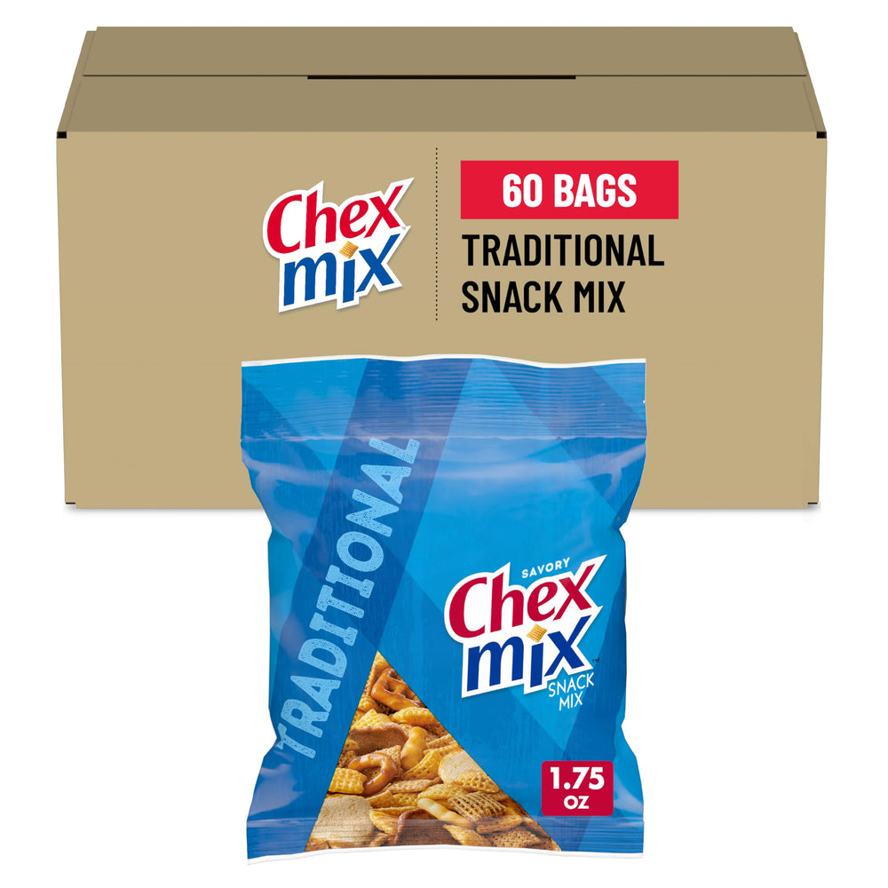 Chex Mix Traditional single-serve bag for easy snacking