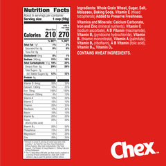 Chex Wheat Cereal crisp squares close-up showing oven-toasted texture