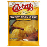 Chi Chi's Mix Cake Sweet Corn pack-shot shows two cakes, ideal for sharing.