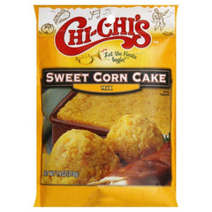 Chi Chi's Mix Cake Sweet Corn pack-shot shows two cakes, ideal for sharing.