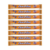 Chick o Stick crunchy peanut butter image showcases an on-the-go snack moment.