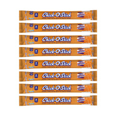 Chick o Stick crunchy peanut butter image showcases an on-the-go snack moment.