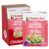 Chicken of the Sea pink salmon pouch in spring water, convenient protein source for meals.