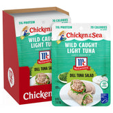 Chicken of the Sea dill tuna pouch front for ready-to-eat meals