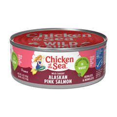 MSC-certified wild-caught salmon can from Chicken of the Sea.