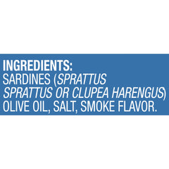 Sardines served on sourdough toast with olive oil from Chicken of the Sea.