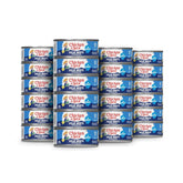 Chicken of the Sea wild caught albacore tuna in water front label shows premium solid filet