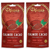 Chimes Calmer Cacao ginger chews front-pack image highlighting flavorful calm moments